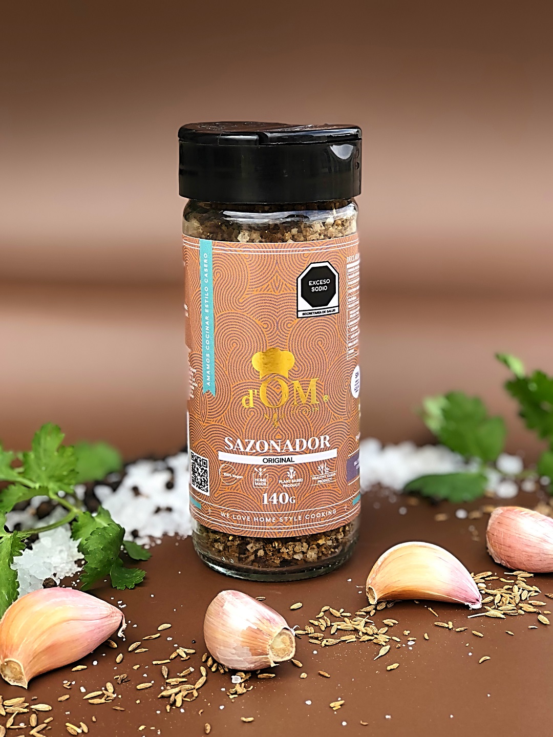 Sazonador - Salero de Vidrio 140 gr